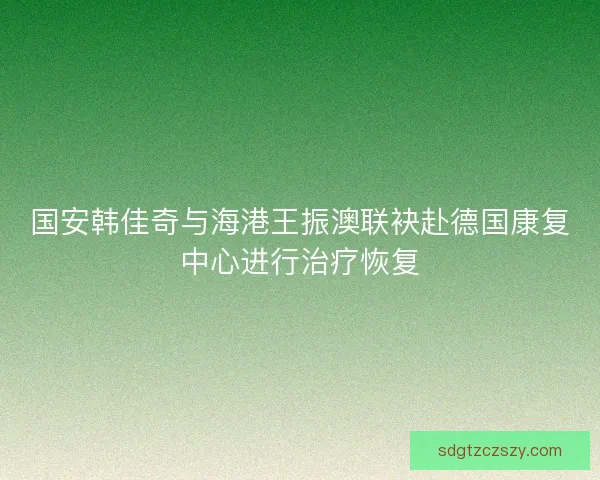 国安韩佳奇与海港王振澳联袂赴德国康复中心进行治疗恢复